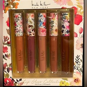NEW•Nicole Miller 5pc Lip Gloss collection